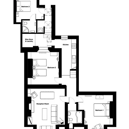 公寓 The Servant's Quarters 惠特比